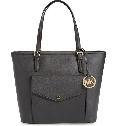 michael kors women's jet set leather tote|Michael Kors designer tote jetset.